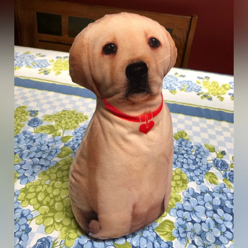 Door Stopper - lights up! Golden Labador retriever for that special Pet lover.